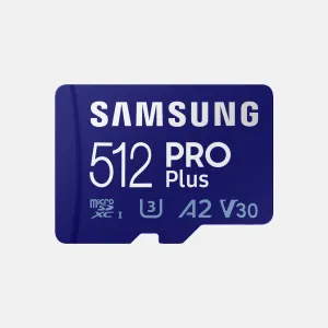 Samsung PRO Plus 512GB microSDXC + Adapter