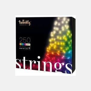 Twinkly Strings kerstverlichting Zwart Groen (400 lampjes)